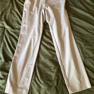 a new day Women's Light Beige Windowpane Trousers